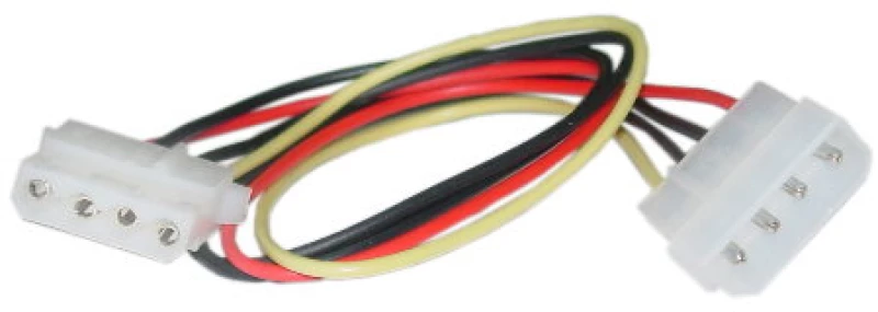 Καλώδιο Επέκτασης Τροφοδοσίας IDE 4 Pin Molex Αρσενικό σε 4 Pin Θηλυκό (40cm) (OEM)