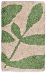 Ταπέτο μπάνιου 50x80cm OttoAlmas leaves Πράσινο