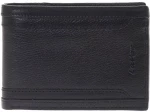 ΑΝΔΡΙΚΟ ΔΕΡΜΑΤΙΝΟ ΠΟΡΤΟΦΟΛΙ 13×9cm LAVOR 1-3837 – ΜΑΥΡΟ