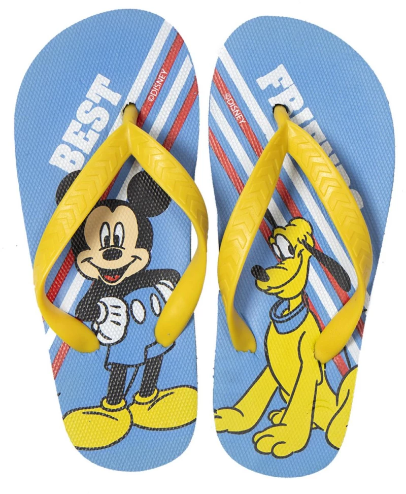 Σαγιονάρες flip flop αγόρι "Best friends" κίτρινες