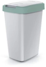 COMPACTA Q ΑΝΟΙΧΤΟ ΠΡΑΣΙΝΟ ΓΚΡΙ ΠΛΑΣΤΙΚΟΣ ΚΑΔΟΣ 12LT 26Χ20Χ36ΕΚ