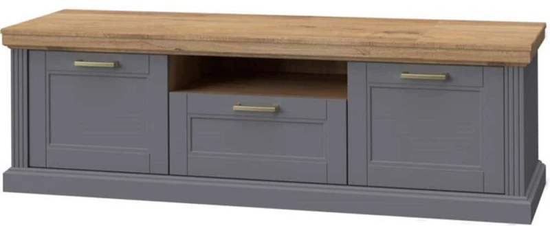 Έπιπλο Τηλεόρασης Tahoma 162053299 177x54x52cm Natural-Anthracite