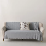 Ριχτάρι Maxton 22 Grey Kentia Πολυθρόνα 170x180cm Βαμβάκι-Πολυέστερ