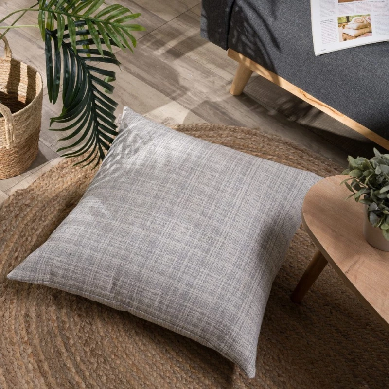 Μαξιλαροθήκη Διακοσμητική Urbino 04 Grey Teoran 65Χ65 Βαμβάκι-Πολυέστερ