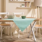 Καρέ Alora 08 Aqua Teoran 90X90cm Βαμβάκι-Πολυέστερ