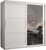 Ντουλάπα Δίφυλλη Συρόμενη Ramiro 162575069 180x62x200cm White Δίφυλλη