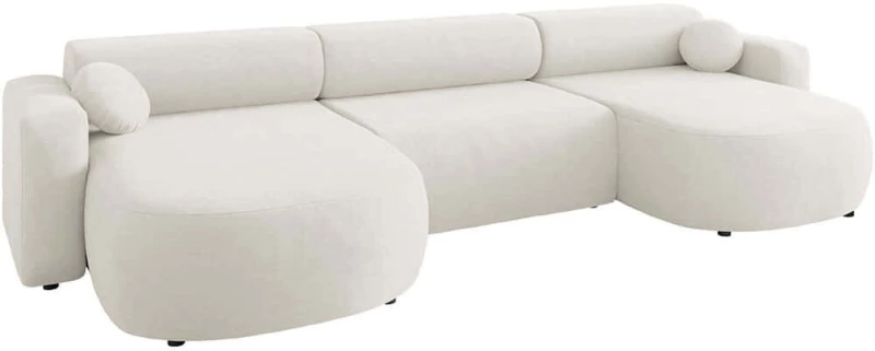 Καναπές - Κρεβάτι Γωνιακός Nicelo U 163035239 354x150x70cm Ecru