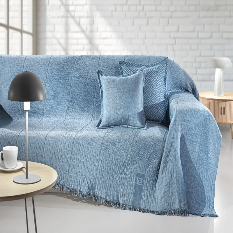 Ριχτάρι Soho Denim Guy Laroche Πολυθρόνα 180x150cm Βαμβάκι-Πολυέστερ