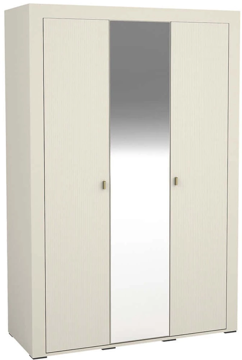 Ντουλάπα Τρίφυλλη Mossa 162787989 138x56x206cm Beige Τρίφυλλη