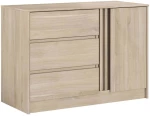 Συρταριέρα Howells 162050069 110x49,5x76,5cm Sonoma