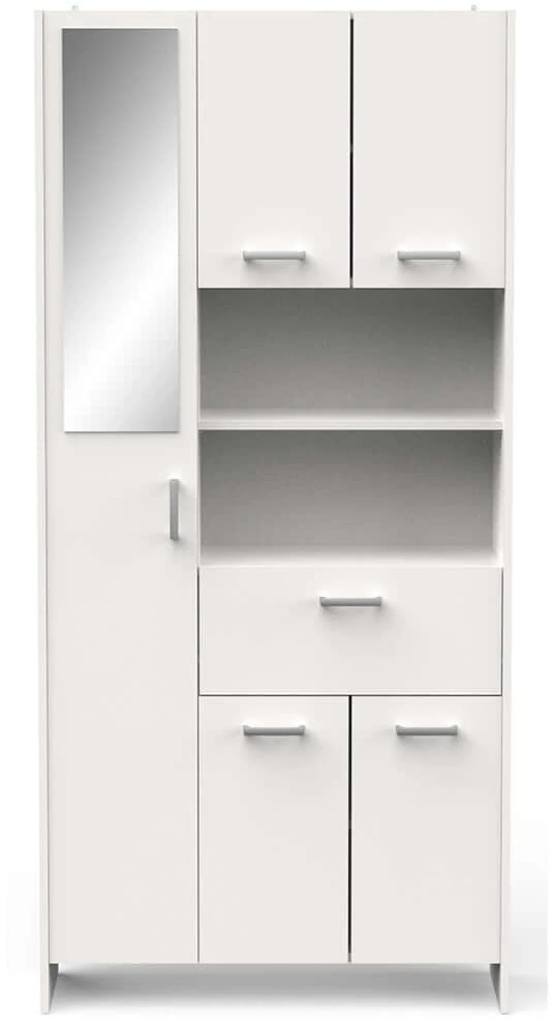 Στήλη Μπάνιου Coral 162766529 82x33x186cm White Μοριοσανίδα