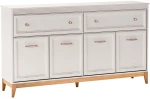 Μπουφές Wind 163060169 179x41x100cm Natural-White Μοριοσανίδα,Mdf