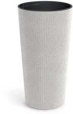LAMIA SLIM ECO WOOD ΛΕΥΚΟ ΠΛΑΣΤΙΚΟ ΚΑΣΠΩ Φ30Χ59ΕΚ