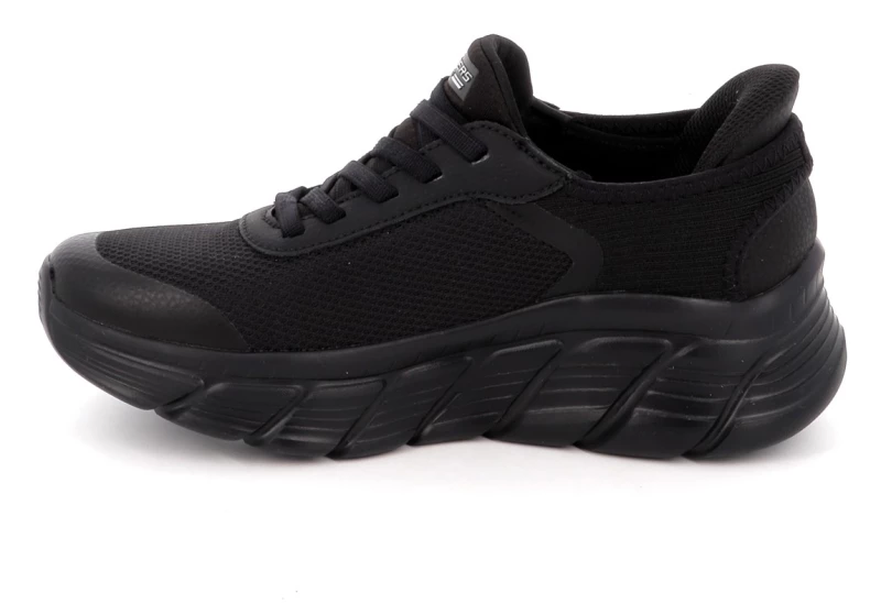 Γυναικείο Αθλητικό Παπούτσι Skechers Bobs B Flex Hi-Linear Force Χρώματος Μαύρο 117391-BBK