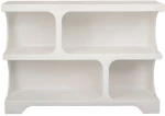ΛΕΥΚΟ ΕΠΙΠΛΟ ΑΠΌ MDF 120Χ37Χ85ΕΚ