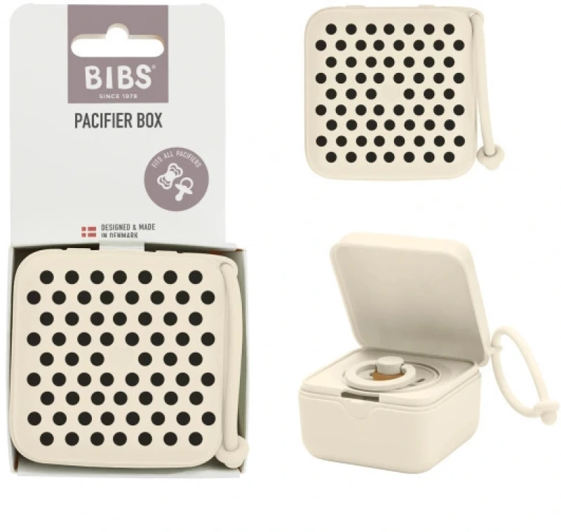 Bibs Θήκη Πιπίλας Polka Ivory/Black