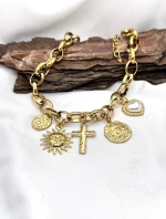 ΚΟΛΙΕ ΑΤΣΑΛΙ ROMAN CHARMS ΧΡΥΣΟ