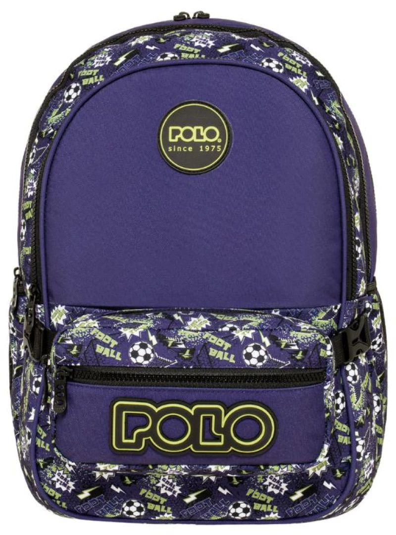 Σακίδιο Polo Zippy Football 25lt Πλάτης Μωβ 901080-8445