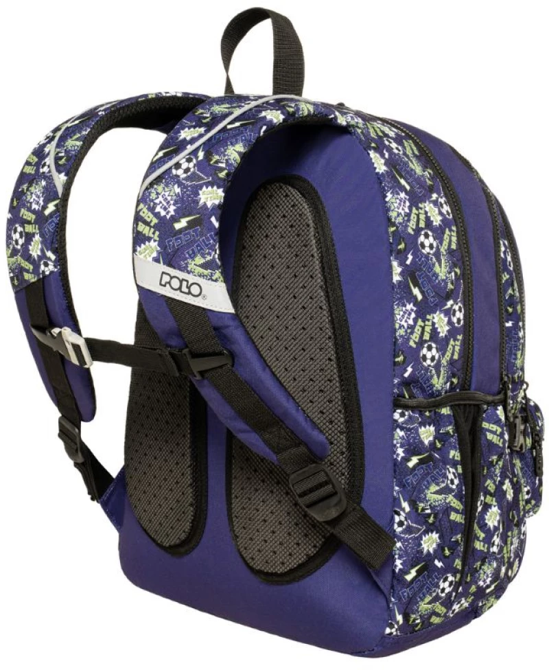 Σακίδιο Polo Zippy Football 25lt Πλάτης Μωβ 901080-8445