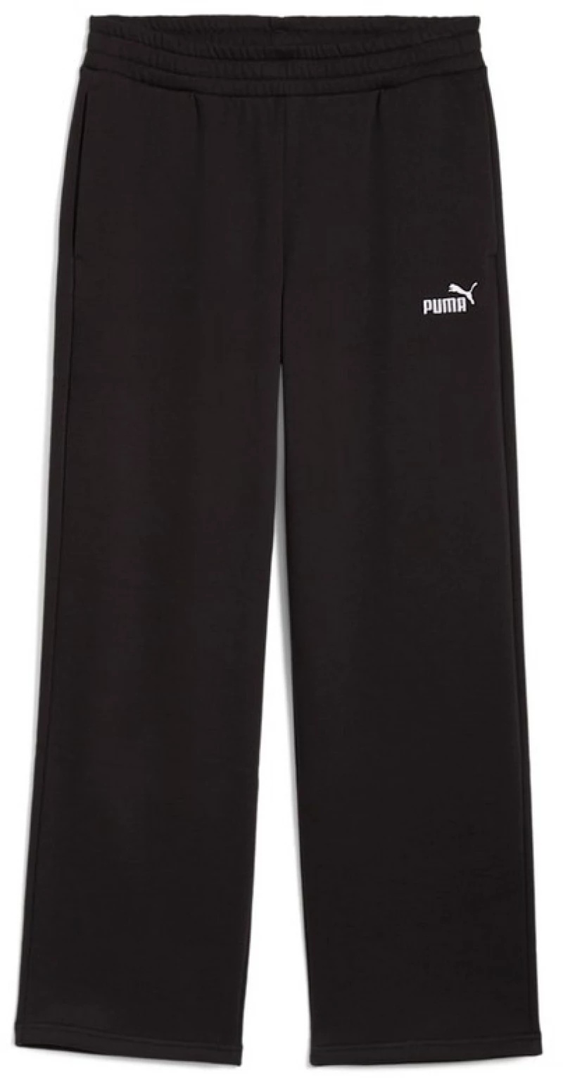 Puma ESS Small No. 1 Logo Comfort Straight Pants FL op 689082-01 PUMA Μαύρο