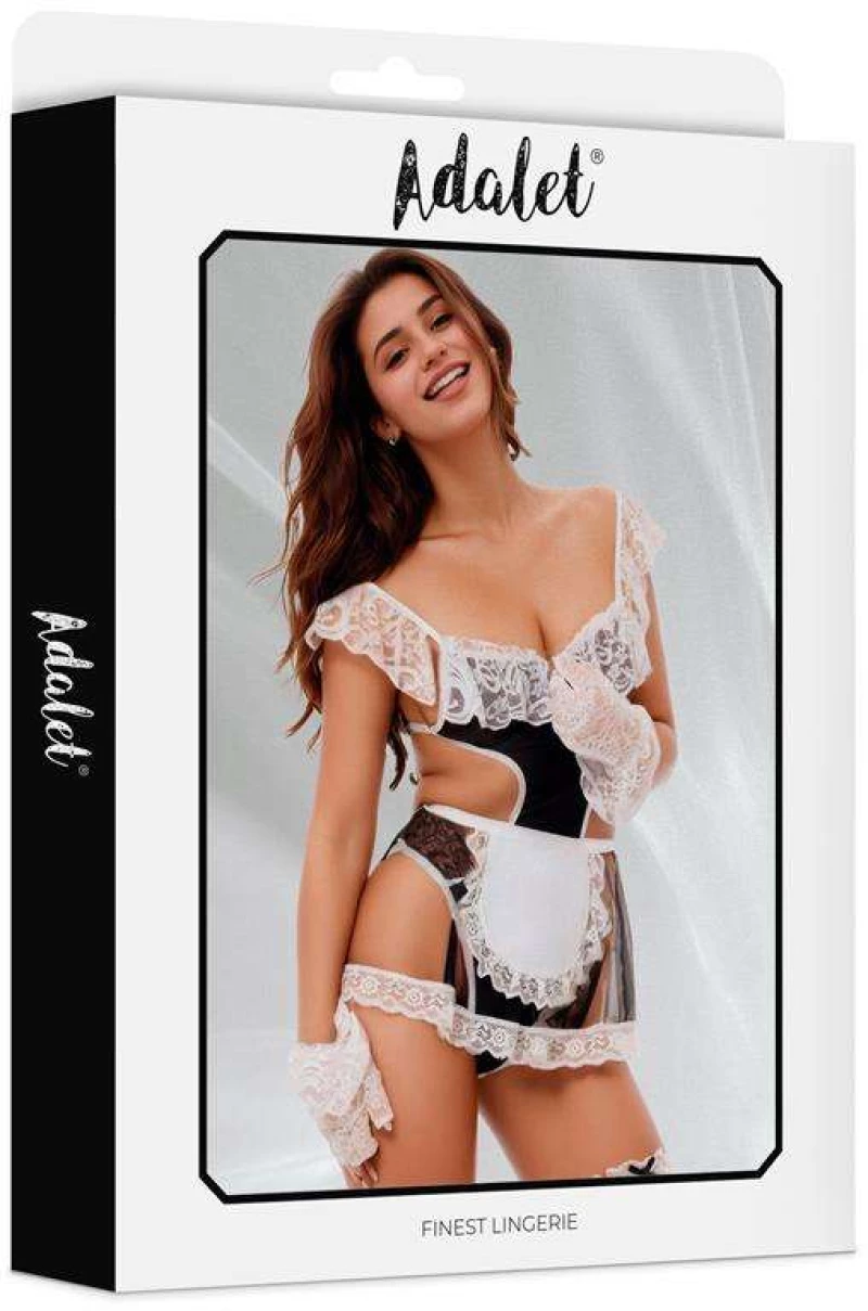 Rylee Bodysuit, Apron, Gloves and Leg Ring Costume | ADALET LINGERIE