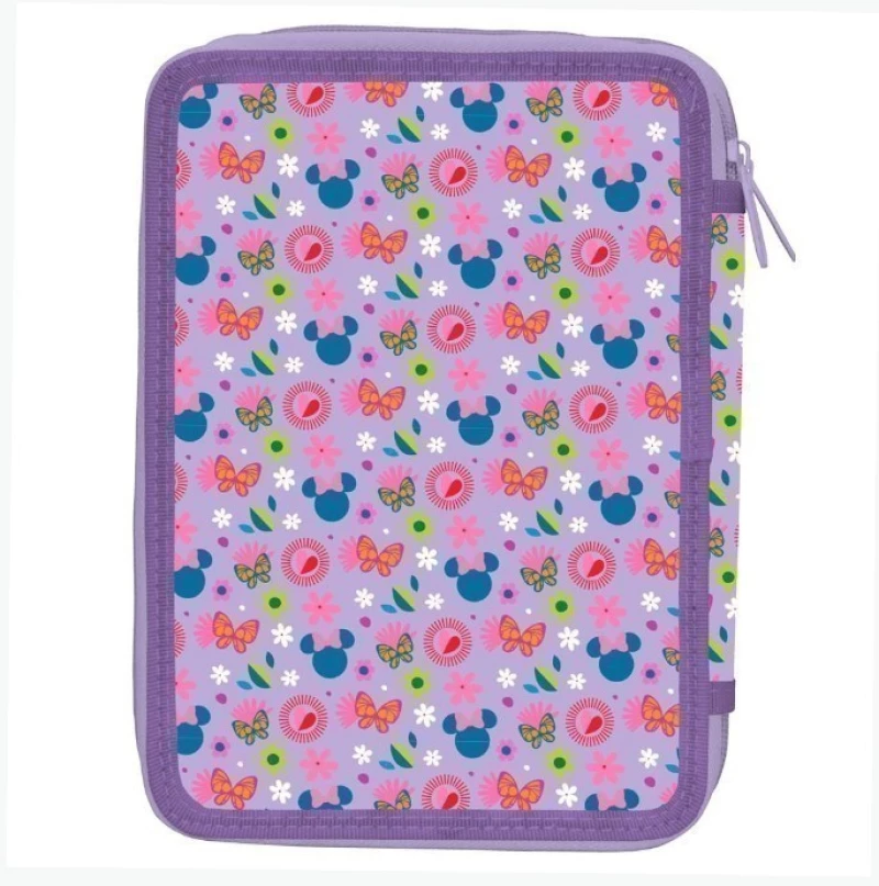 Κασετίνα γεμάτη Must με 2 θήκες 15x5x21cm Minnie Mouse πολύχρωμη 000564399