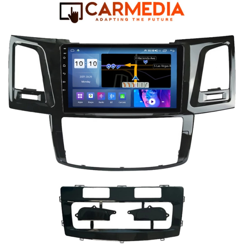 CARMEDIA CMDU409-3 TABLET 9'' OEM TOYOTA HILUX 2005-2011 CLIMA