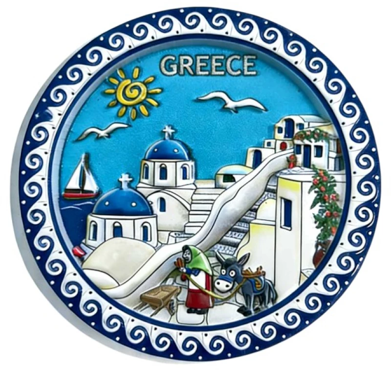 540022 ΤΟΥΡΙΣΤΙΚΟ ΜΑΓΝΗΤΑΚΙ SOUVENIR - ΣΕΤ 12PCS - GREECE - 678547
