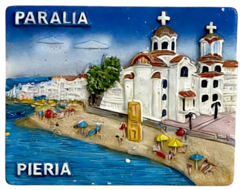 540042 ΤΟΥΡΙΣΤΙΚΟ ΜΑΓΝΗΤΑΚΙ SOUVENIR - ΣΕΤ 12PCS - PARALIA - 678603