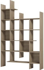 539330 ΒΙΒΛΙΟΘΗΚΗ MANCO PAKOWORLD SONOMA 122X25.5X188ΕΚ