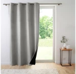 ΚΟΥΡΤΊΝΕΣ & ΚΟΥΡΤΙΝΌΞΥΛΑ CURTAIN WITH EYELETS 140 X 260 CM INSULATING/EMBOS