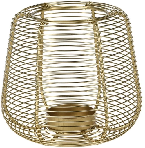 ΚΕΡΙΆ & ΚΗΡΟΠΉΓΙΑ TEALIGHT HOLDER 14CM GOLD A67100000