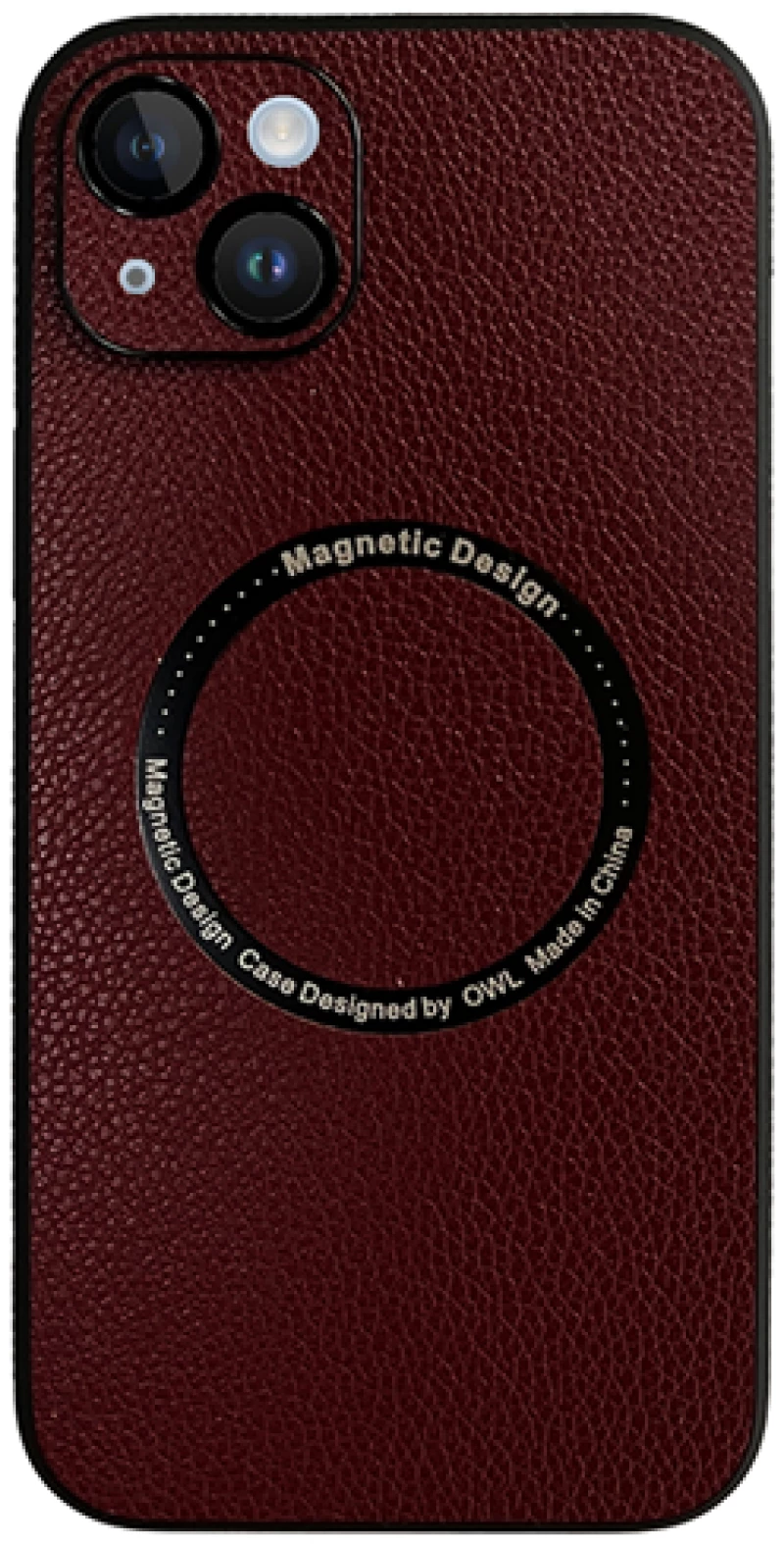 Vivid Magsafe Leather Case Apple iPhone 13 Purple