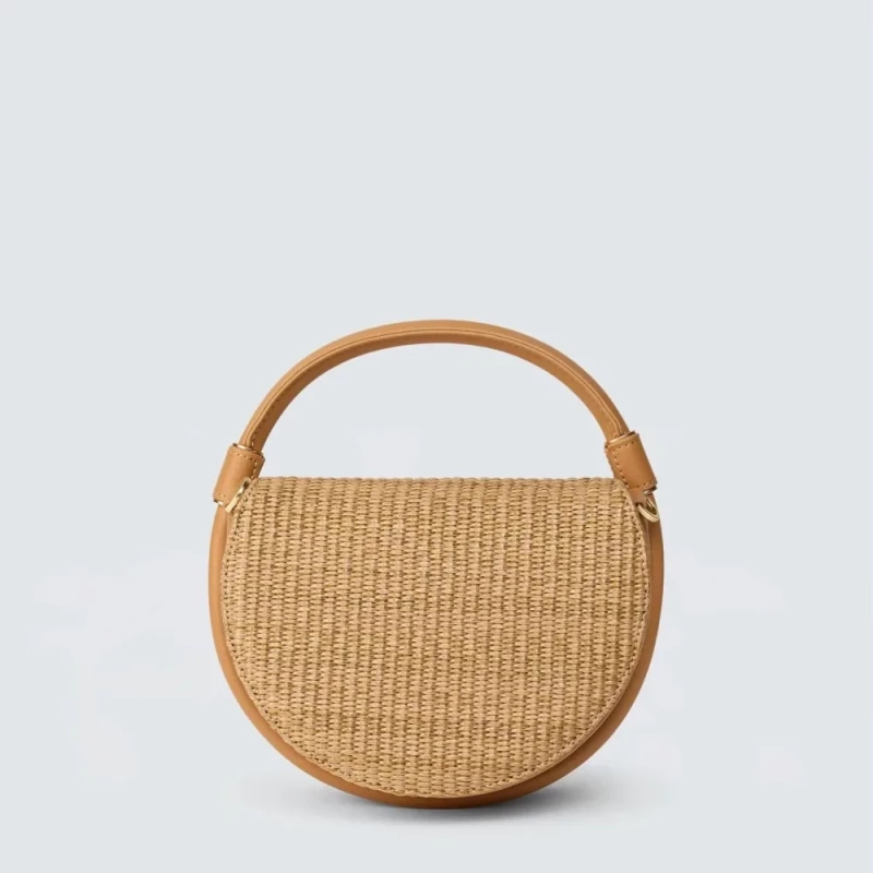 Replay Circular Raffia Bag