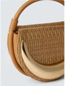 Replay Circular Raffia Bag