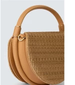 Replay Circular Raffia Bag