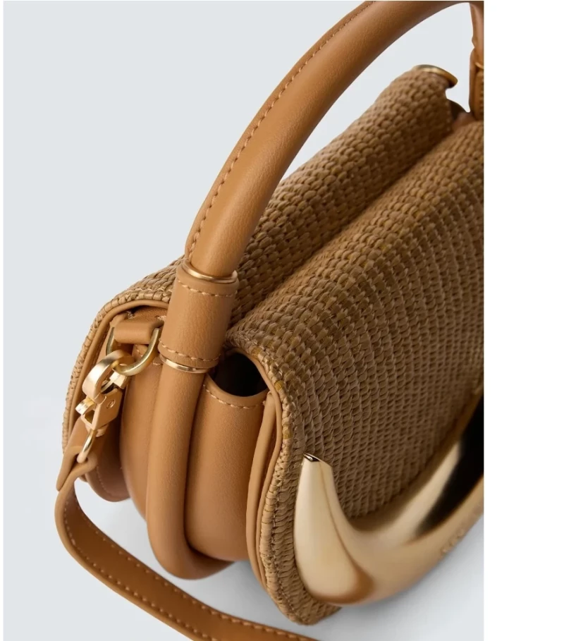 Replay Circular Raffia Bag