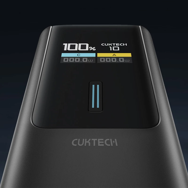 Powerbank Cuktech CKPB100PGLBL 150W 10000mAh USB-C USB-A - black