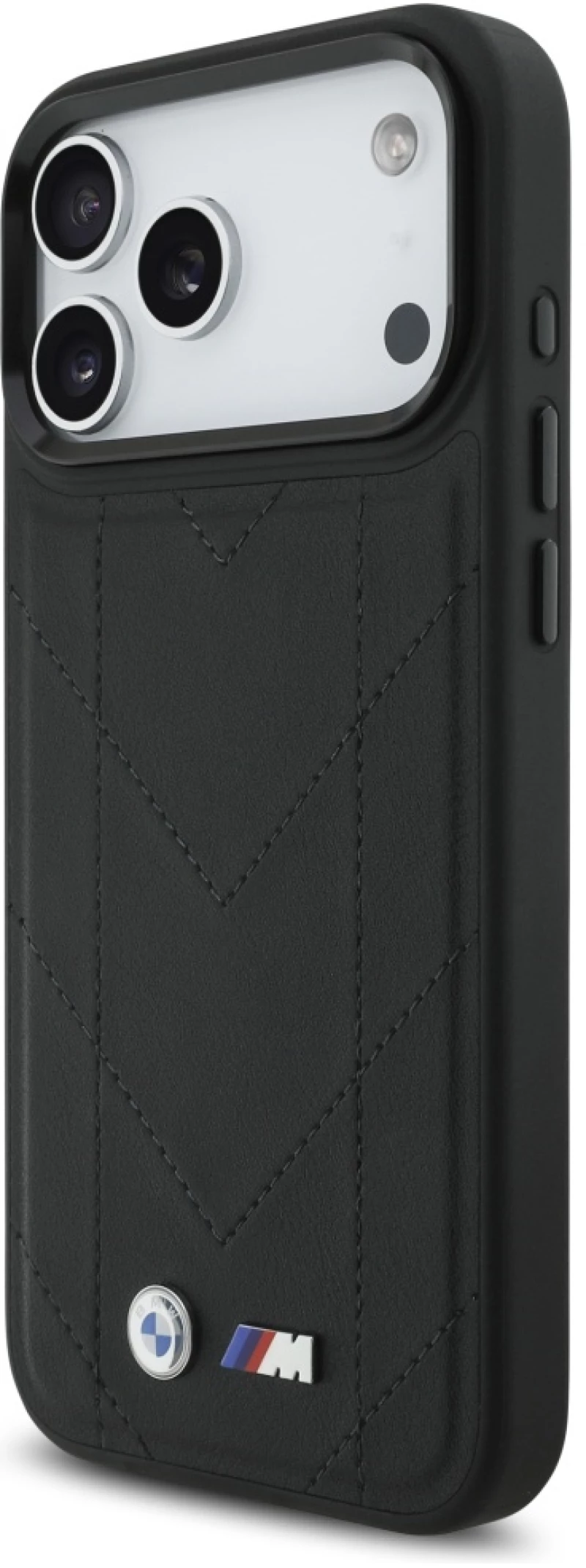 BMW M Quilted Logo MagSafe Case for iPhone 17 Pro Max - Black