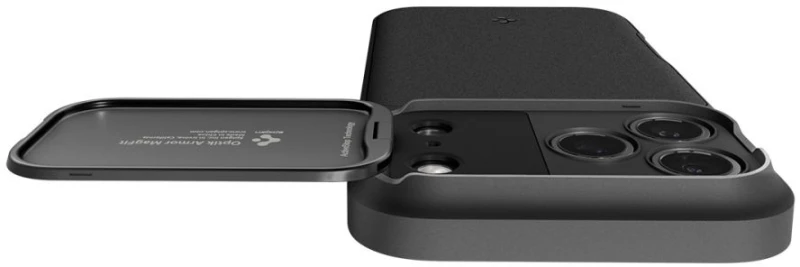 Spigen Optik Armor MagSafe Case for iPhone 17 Pro Max - Black