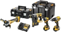 DeWalt DCK429P3T-QW Combo set DCD805 + DCG405 + DCH273 + DCF850, 18 V black, yellow