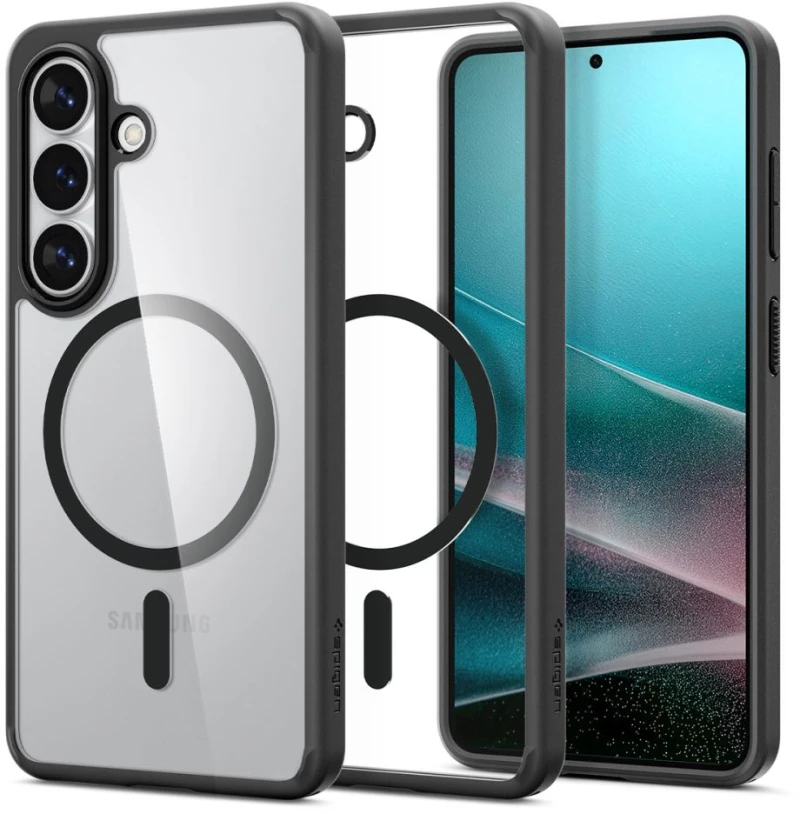Spigen Ultra Hybrid Mag MagSafe Case for Samsung Galaxy S26+ - Clear Black