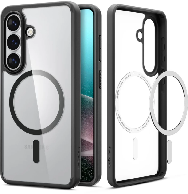 Spigen Ultra Hybrid Mag MagSafe Case for Samsung Galaxy S26+ - Clear Black