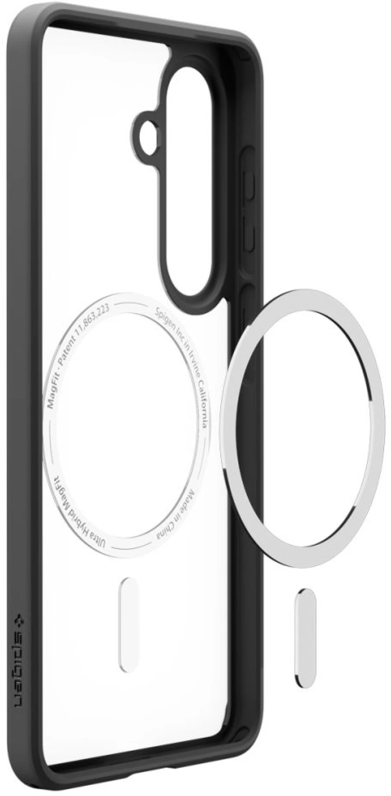 Spigen Ultra Hybrid Mag MagSafe Case for Samsung Galaxy S26+ - Clear Black