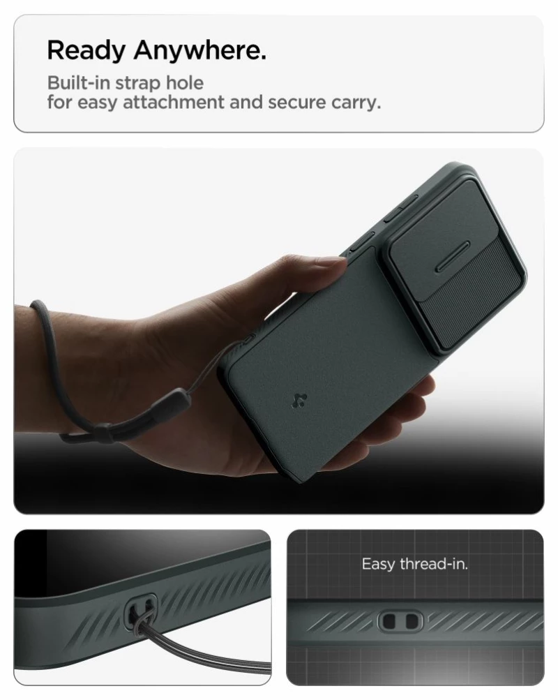 Spigen Optik Armor Case for Samsung Galaxy S26 Ultra - Green