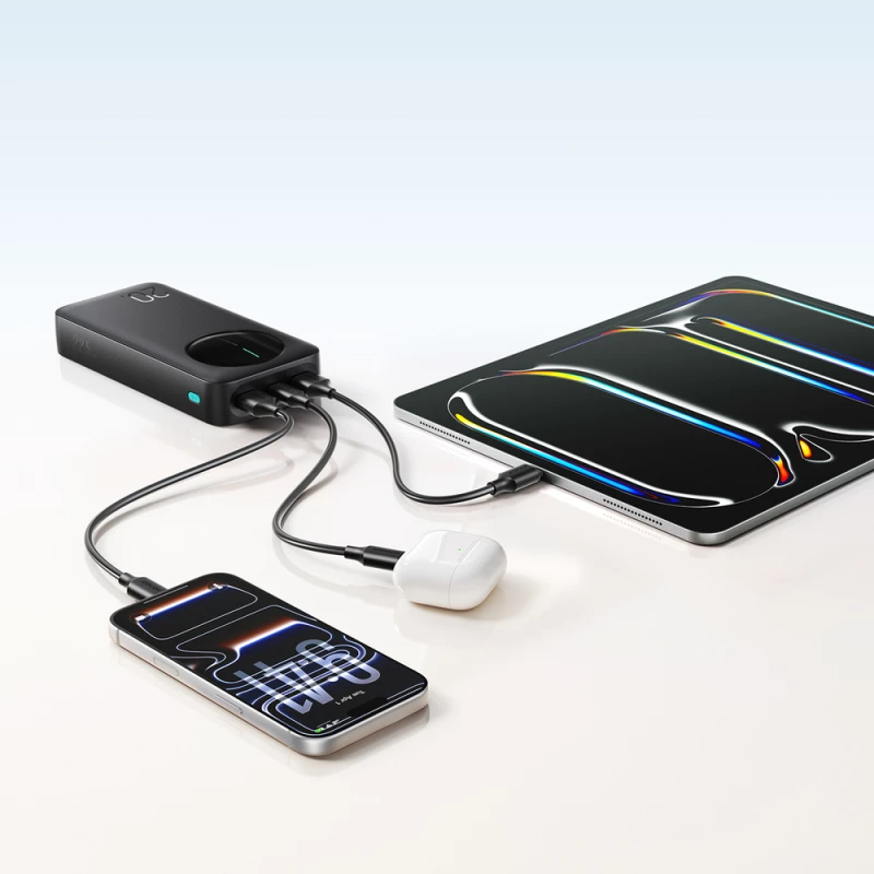 Joyroom JR-PBF14 Pro Powerbank 22.5W 20000mAh with Digital Display 2x USB-A 1x USB-C - Black