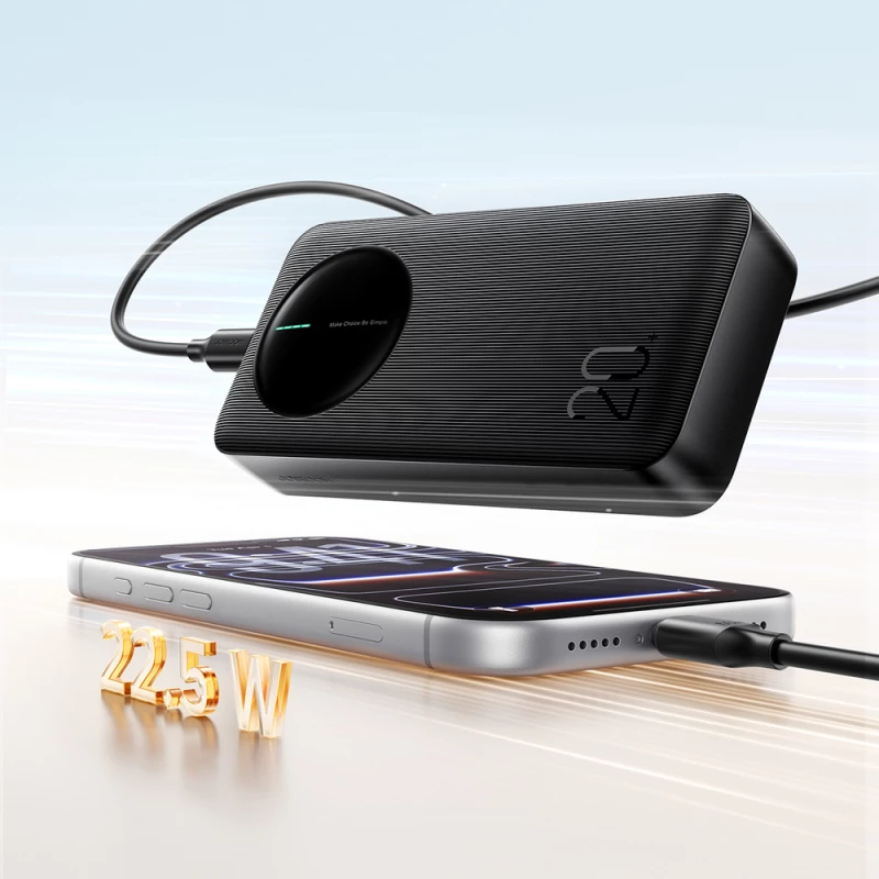 Joyroom JR-PBF14 Pro Powerbank 22.5W 20000mAh with Digital Display 2x USB-A 1x USB-C - Black