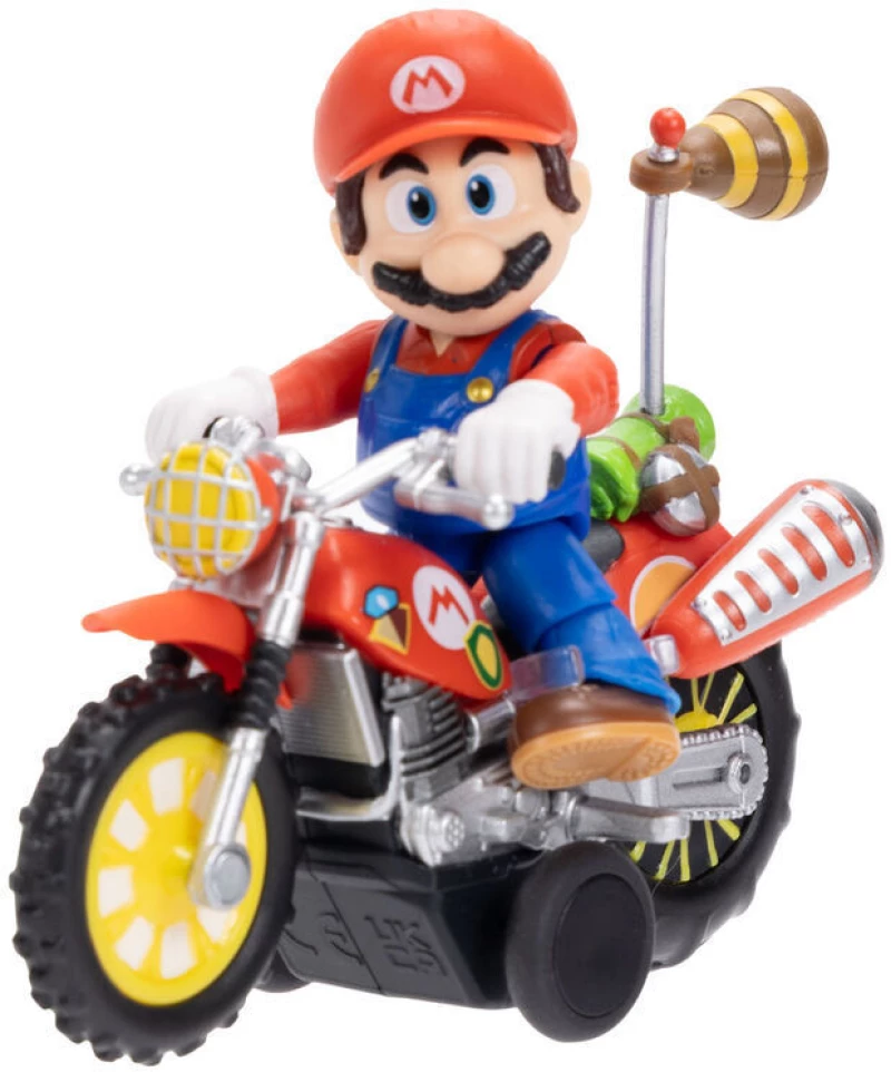 Super Mario Bros - Super Mario Galaxy Movie Mario & Luigi assorted figure + vehicle