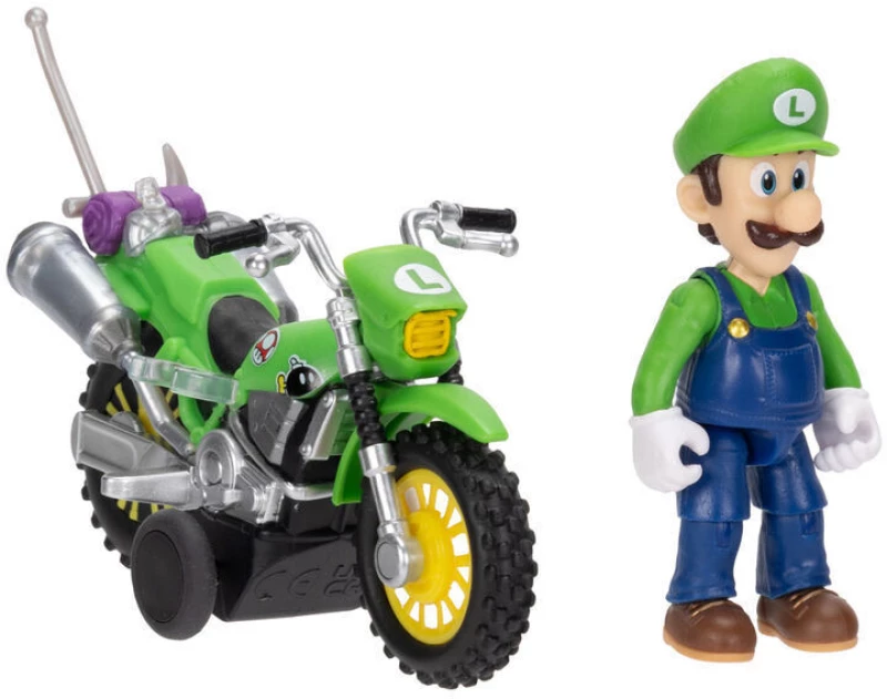 Super Mario Bros - Super Mario Galaxy Movie Mario & Luigi assorted figure + vehicle