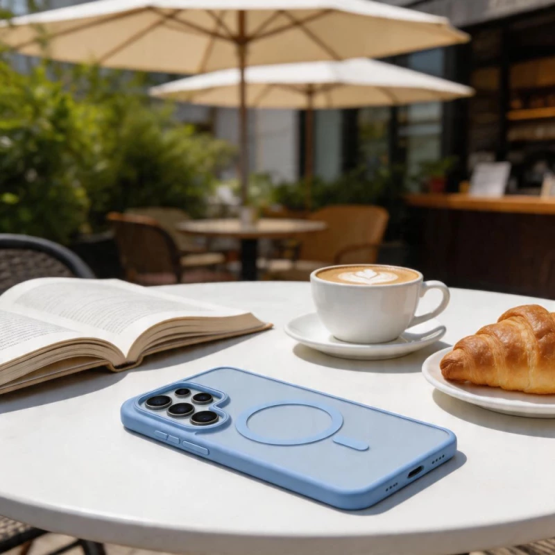 Tech-Protect Magmat MagSafe Case for Samsung Galaxy S26 Ultra - Matte Blue